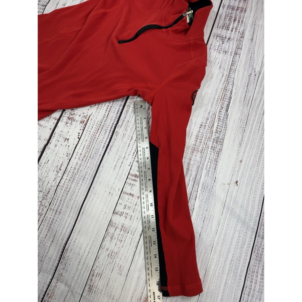 Ralph Lauren Women L-RL Active Red Block Sweater Zipper Women's Size M - Picture 12 of 16